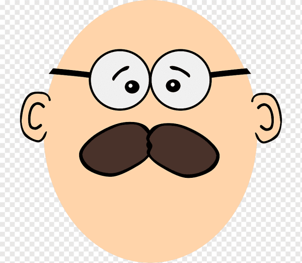 Лицо мультяшка