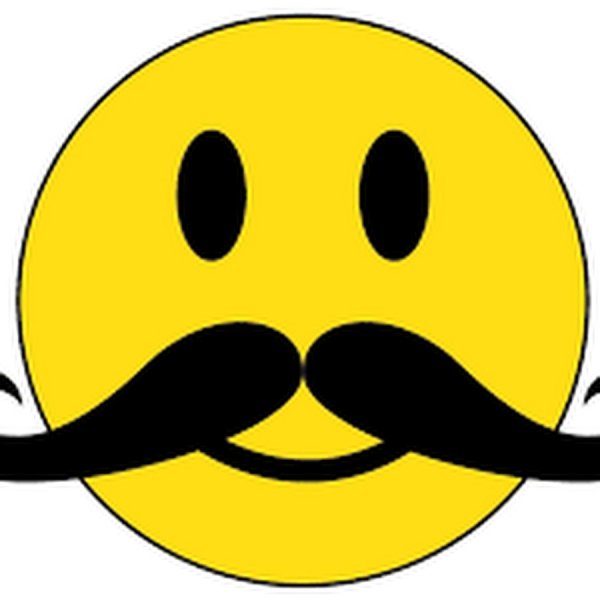 Смайлик с усами