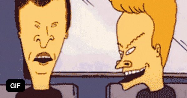 Бивис и Батхед гифка