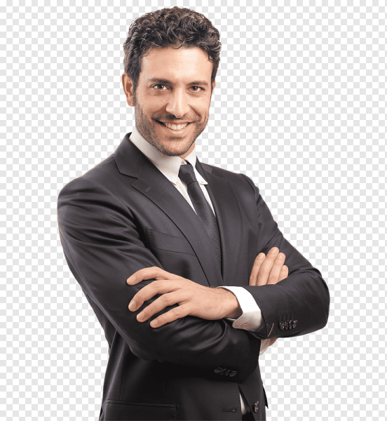 Бизнесмен скрестил руки