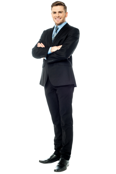 Бизнесмен в полный рост