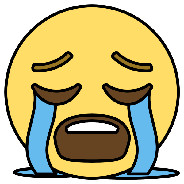 Плачущий смайлик