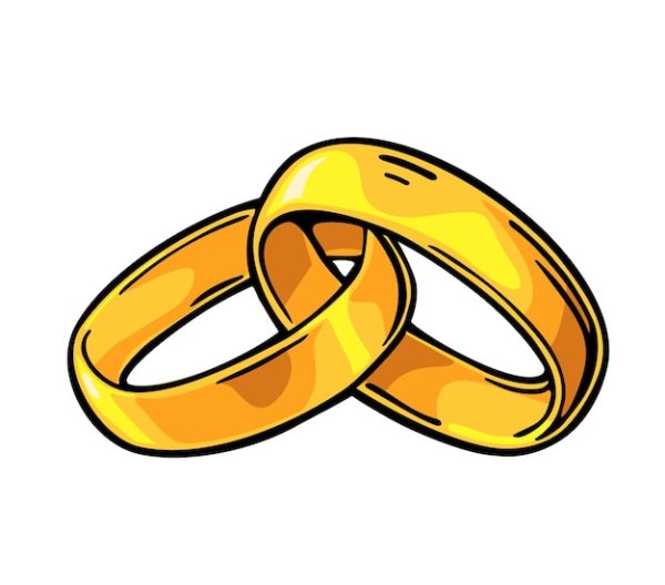 Обручальные кольца вектор