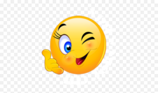 Подмигивающий смайлик с рукой