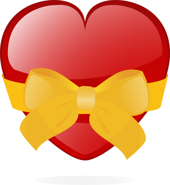 Сердечко с бантиком