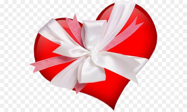 Сердце с бантиком