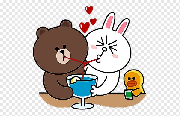 Line Стикеры Браун