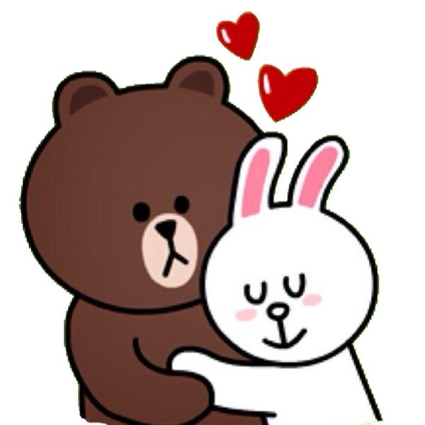 Стикеры line Cony and Brown