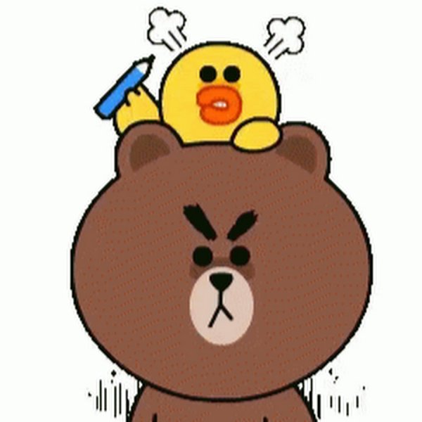 Стикеры мишки гиф