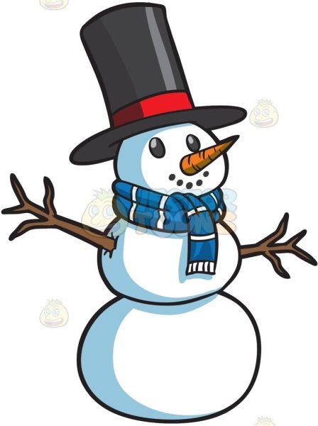 Смайлик Снеговик