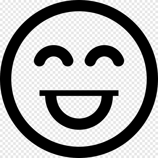 Черный смайлик