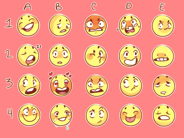 Эмодзи эмоции