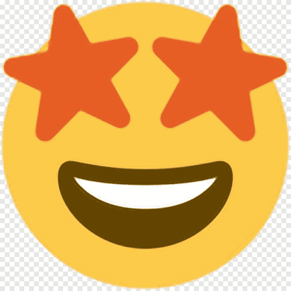 Emoji со звездочками в глазах