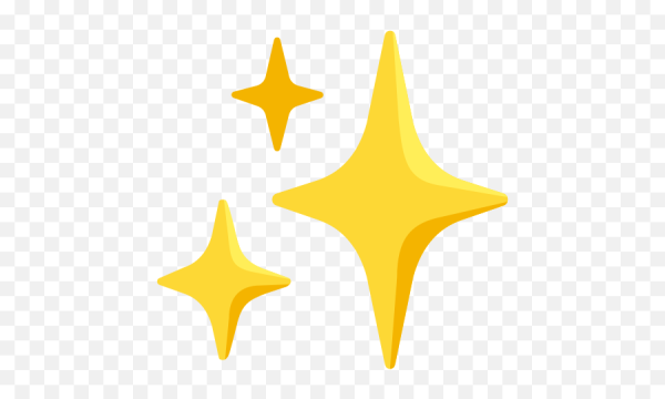 ЭМОДЖИ звездочки на прозрачном фоне