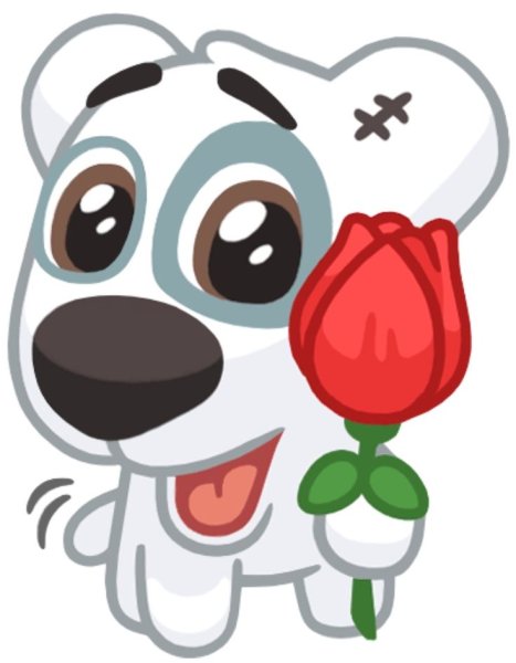 Стикеры собака Спотти