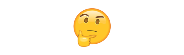 Задумчивый эмодзи