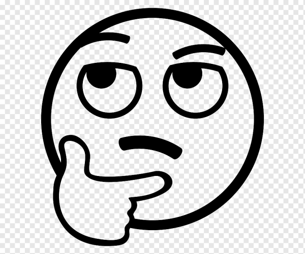 Задумчивый смайлик