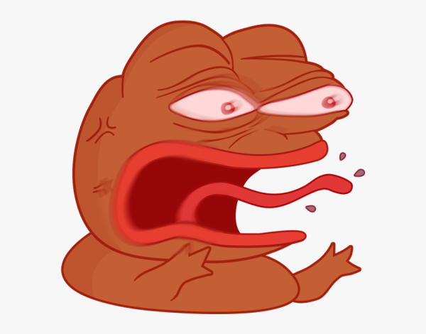 Пепе Фрог кричит