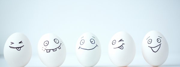 Мордочки на яйцах маркером