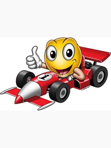 Смайлик машинка