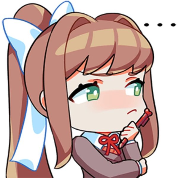 Стикеры ДДЛК для телеграм Моника