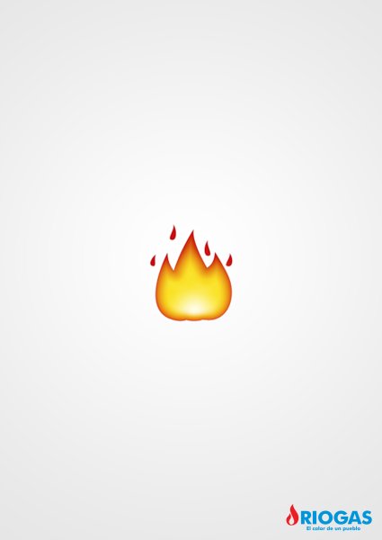 Смайлик огонь