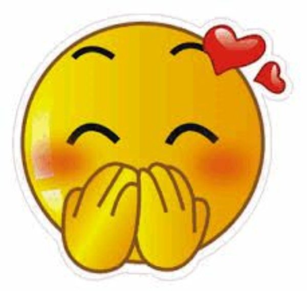 Смайлик с покрасневшими глазами