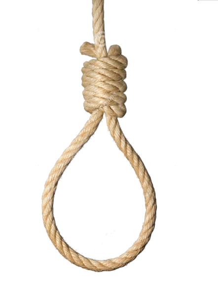 Рисунок петли для повешения