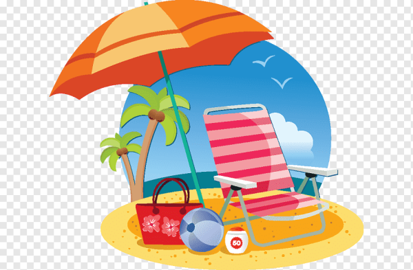 Пляж на прозрачном фоне