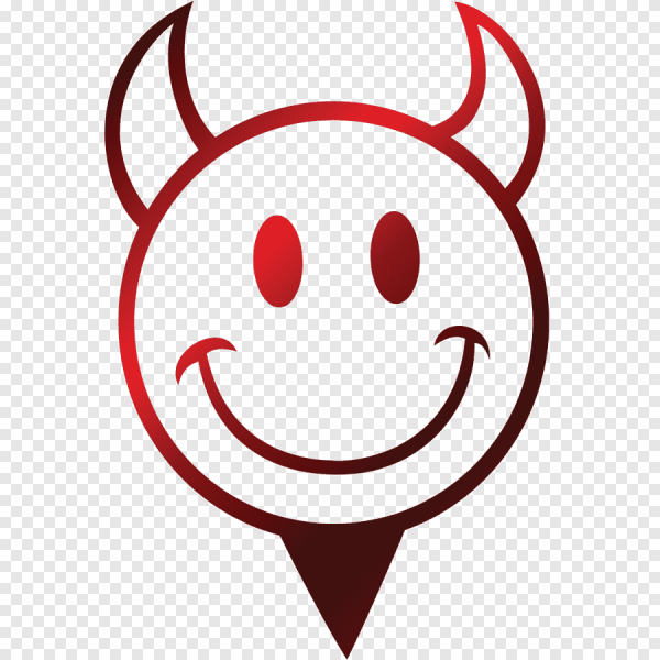 Смайлик чертенок