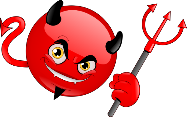 Смайлик чертик