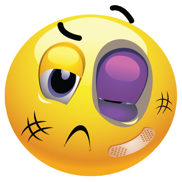 Побитый смайлик