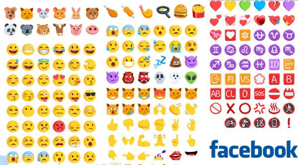 ЭМОДЖИ из фейсбука