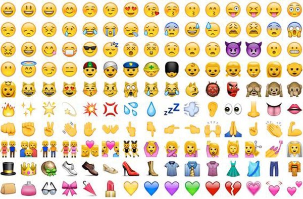 Смайлы айфона