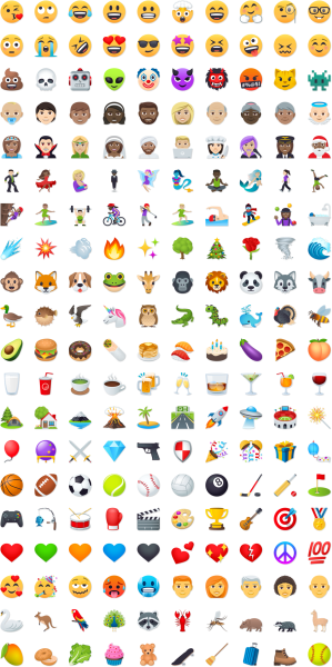 Значки эмодзи