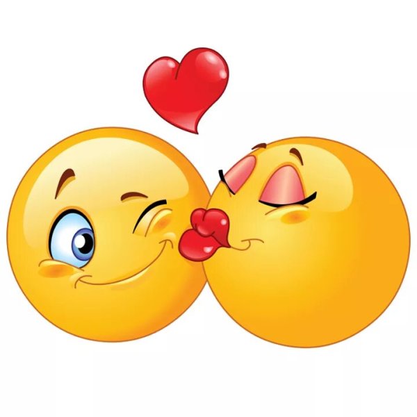 Смайлики поцелуйчики