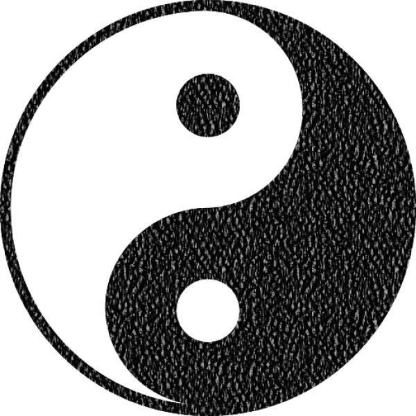 Инь Янь прозрачный