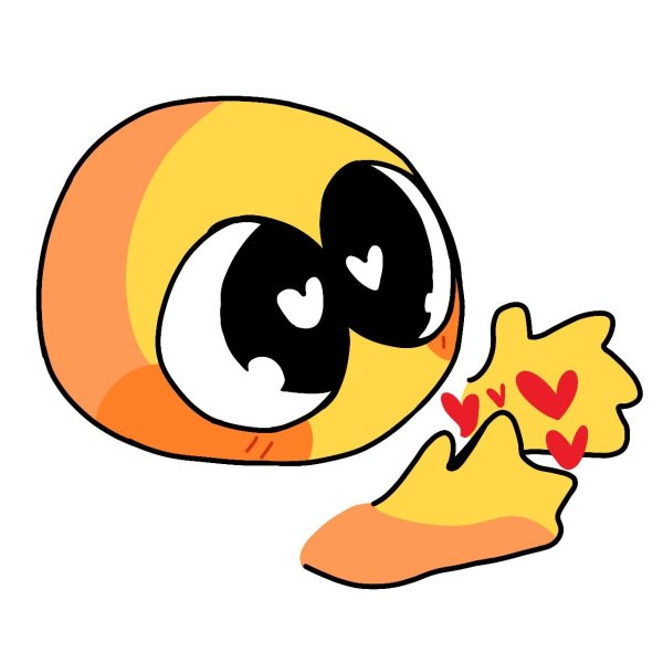 Смайлик милый нарисованный