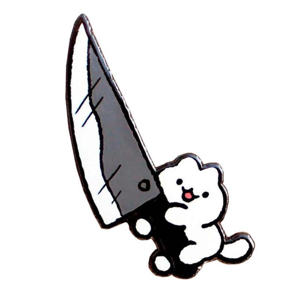 Кот с ножиком