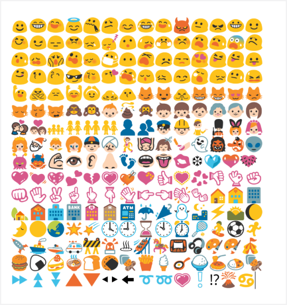 Рисунки смайликами в ВК