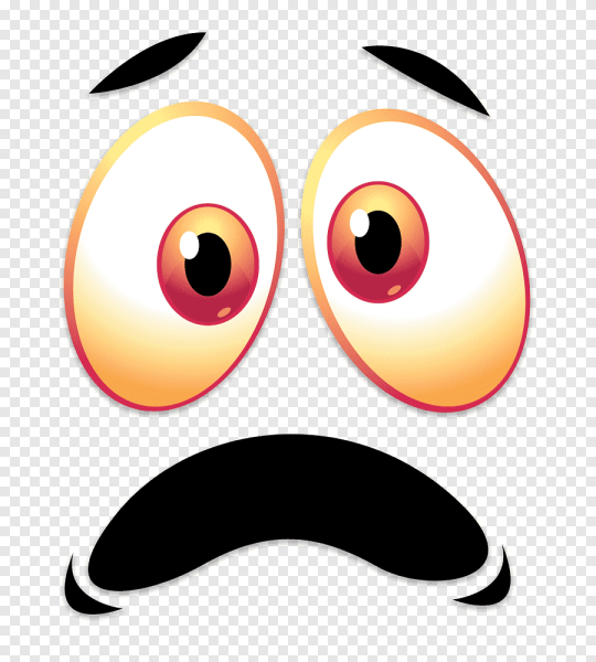 Испуганные глаза мультяшные