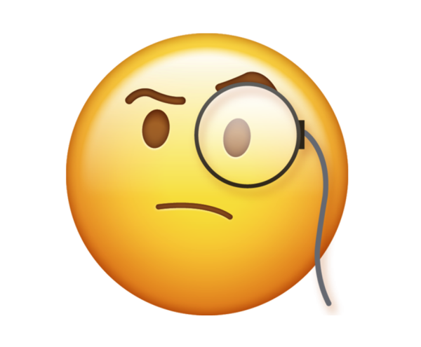 Думающий смайлик