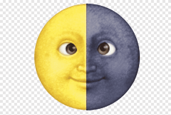 Луна насильница смайлик