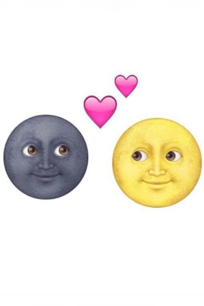 Черная Луна эмодзи