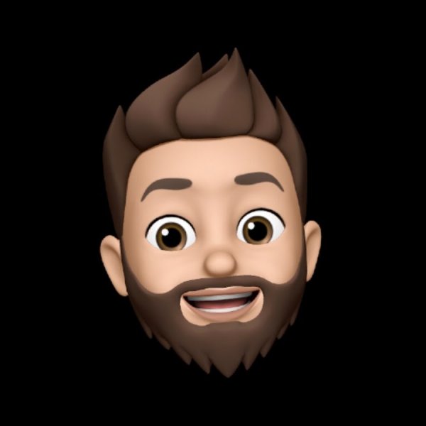 Силуэт бородатого мужчины