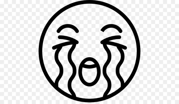 Черный смайлик