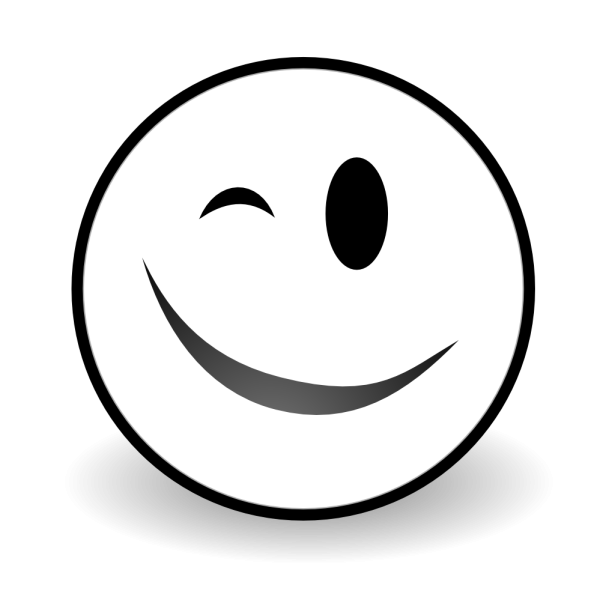 Подмигивающий смайлик IOS