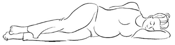 Поза лежания на боку