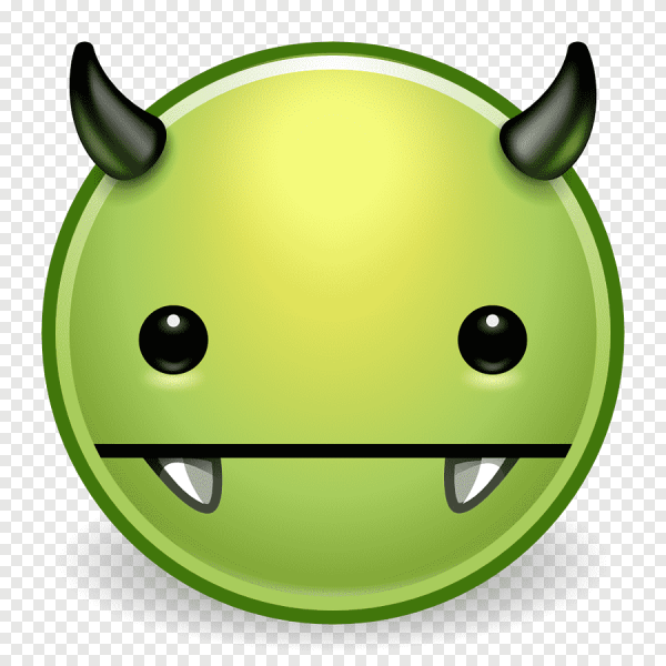 Смайлик с рогами