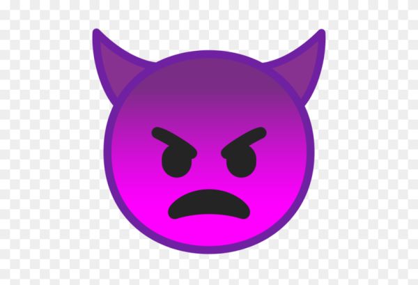 Эмодзи фиолетовый демон